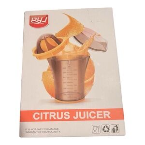 Orange Citrus Juicer not easy to damage hand‎ squeezer with measuring cup (New)